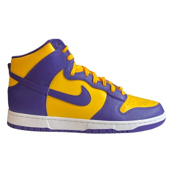 Nike Other - NWT Nike Dunk High Retro Size 12.5 Court Purple/University Gold DD1399-500